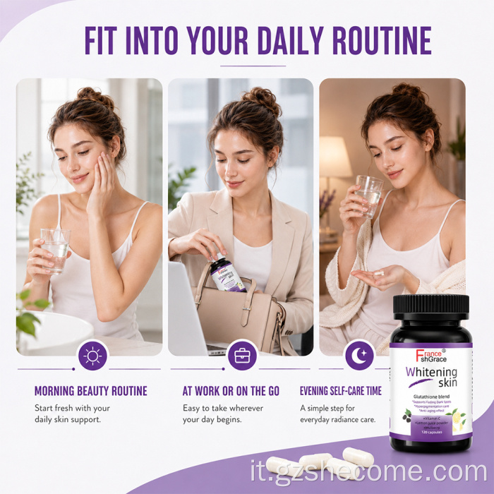 Shecome Pelle Sbiancante 120 Capsule 5000mg Antietà
